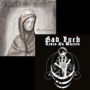 Crowskin / Bad Luck Rides On Wheels: Verstummt / Monocelestial Chords – Split LP