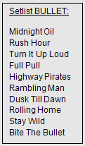 Setlist Bullet