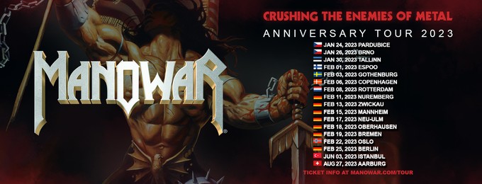 MANOWAR TOURDATES 2023