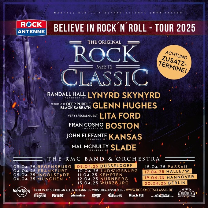 ROCK MEETS CLASSIC: BELIEVE IN ROCK´N´ROLL TOUR 2025