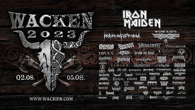 WACKEN 2023 BILLING